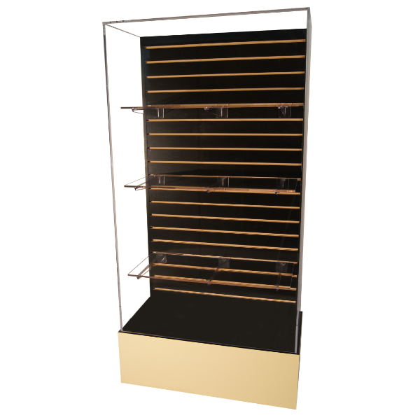 Excelsior Wall Case (3 Shelves & 6 Brackets Included)